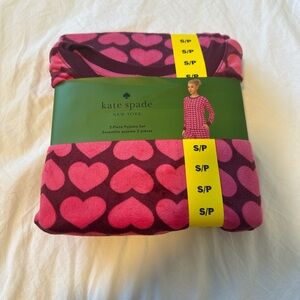 Kate Spade Pink and Purple Heart Pajama Set